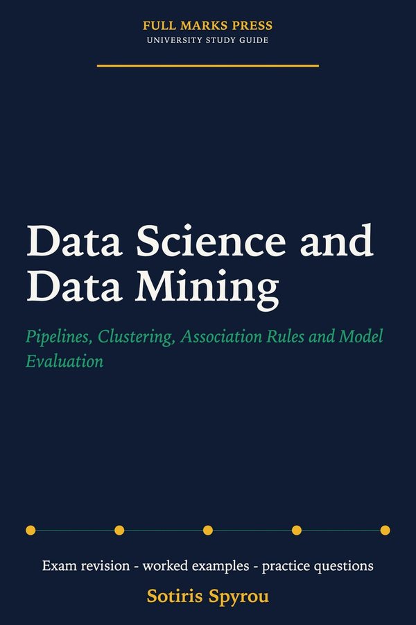 Cover of Data Science and Data Mining, a Full Marks Press university study guide