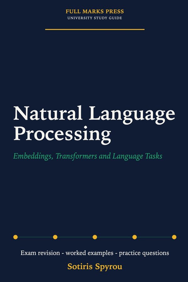 Cover of Natural Language Processing, a Full Marks Press university study guide