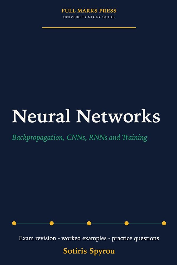 Cover of Neural Networks, a Full Marks Press university study guide